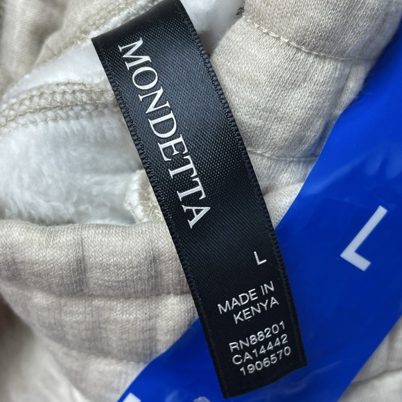 Mondetta Women's L Fleece Pant Tan H1145 - Picture 5 of 7